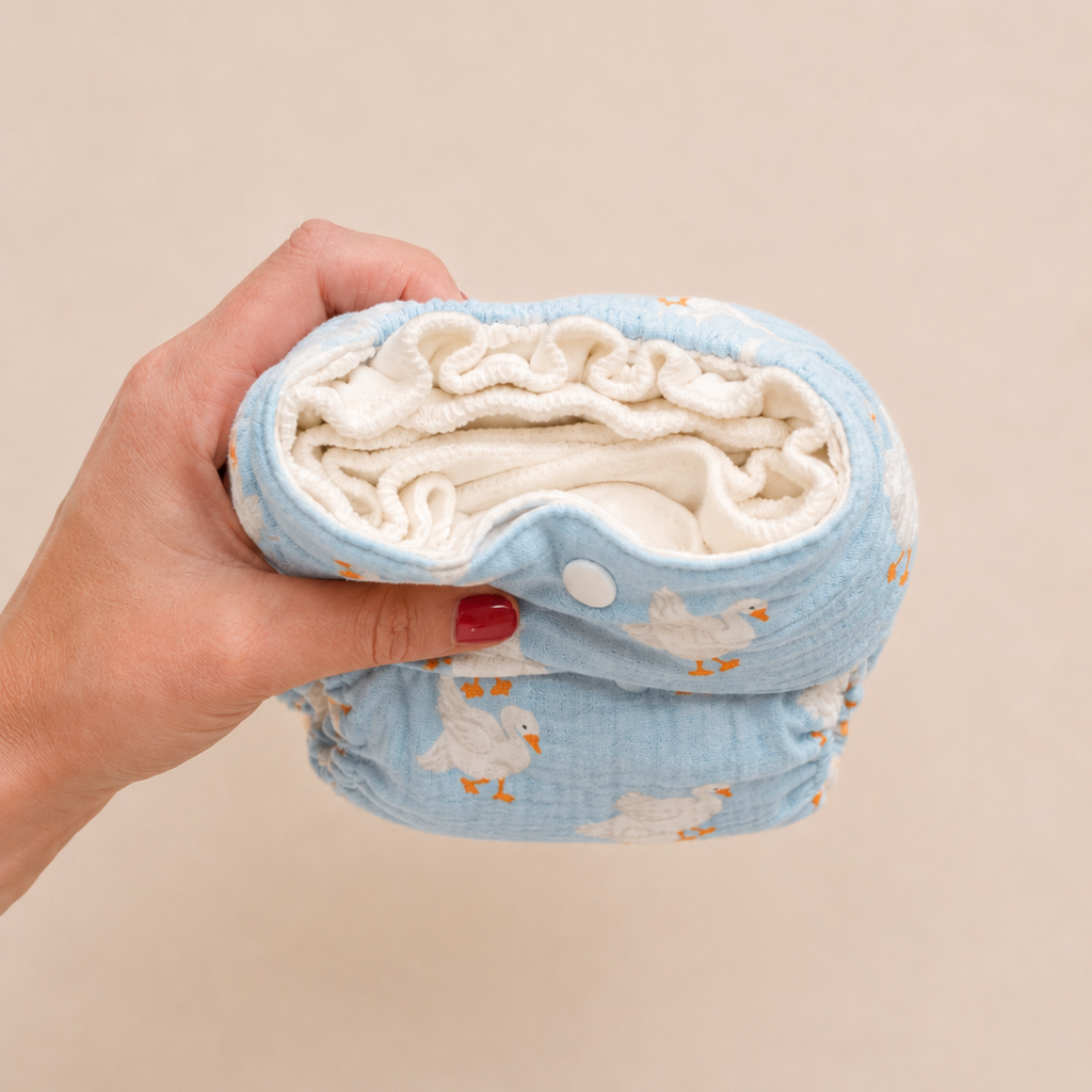 PRE-ORDER: Organic Cotton Inner + Waterproof Outer Starter Nappy Bundle