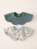 Cotton Reversible Bib 2pc Set