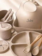 Personalised Silicone Baby Feeding Set (8 Piece)