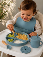 Silicone Baby Feeding Set (8 Piece)